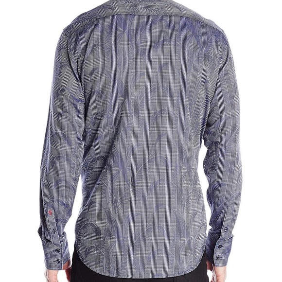 $228 ROBERT GRAHAM L PINAL PEAK LONG SLEEVE CLASSIC FIT SPORT SHIRT NAVY, PREPPY - Picture 3 of 15
